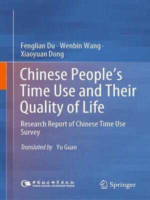 cover image of Chinese People's Time Use and Their Quality of Life